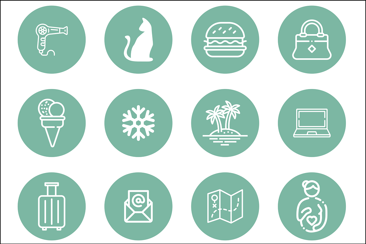Instagram Story Highlight Icons, a Social Media Template by LeArt (Photo 2 of 3)