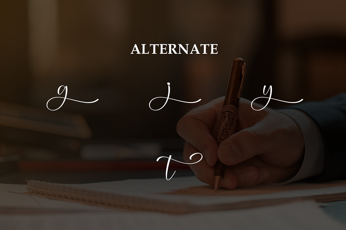 Autograph | Script Font, a Handwritten Font by Scratchones (Photo 8 of 9)