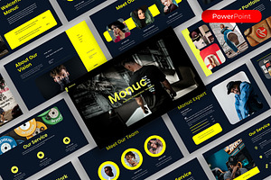 Monuc – Business PowerPoint Template, a Presentation Template by kreatifreya