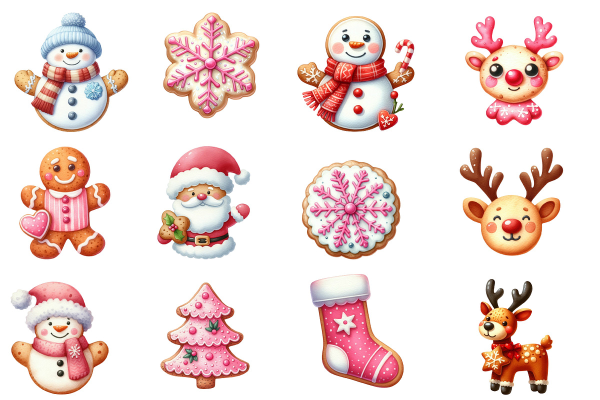 Christmas Cookie Clipart, an Illustration by Designworld (Photo 4 of 5)