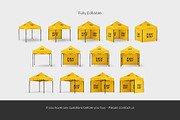 Event Tent Mockup Set, an Advertising Mockup by Country4k (Thumbnail 4 of 4)