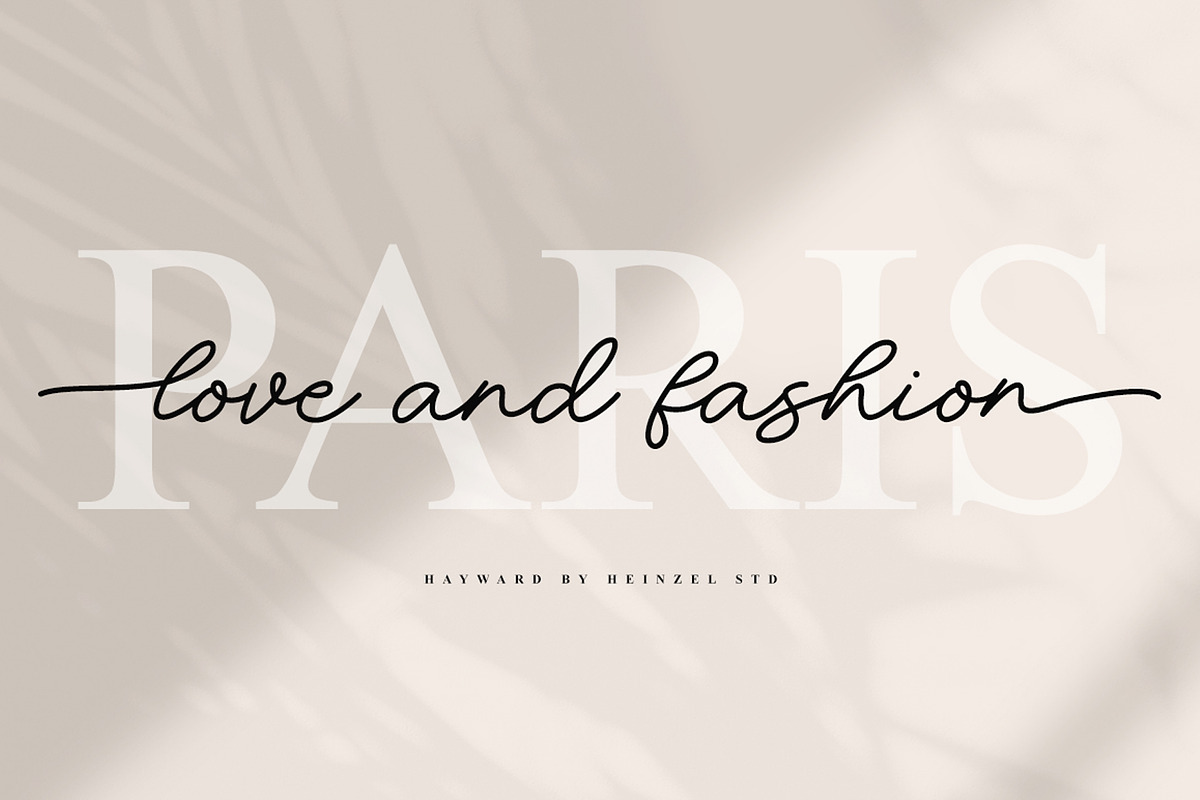 Hayward Modern Charming Script Font, a Handwritten Font by Heinzel Std (Photo 14 of 14)