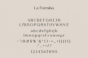 La Formika - Stylish Typeface