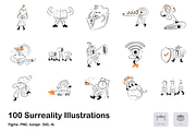 Surreality - 100 illustrations, a Person Illustration by Vectopus.com (Thumbnail 1 of 7)