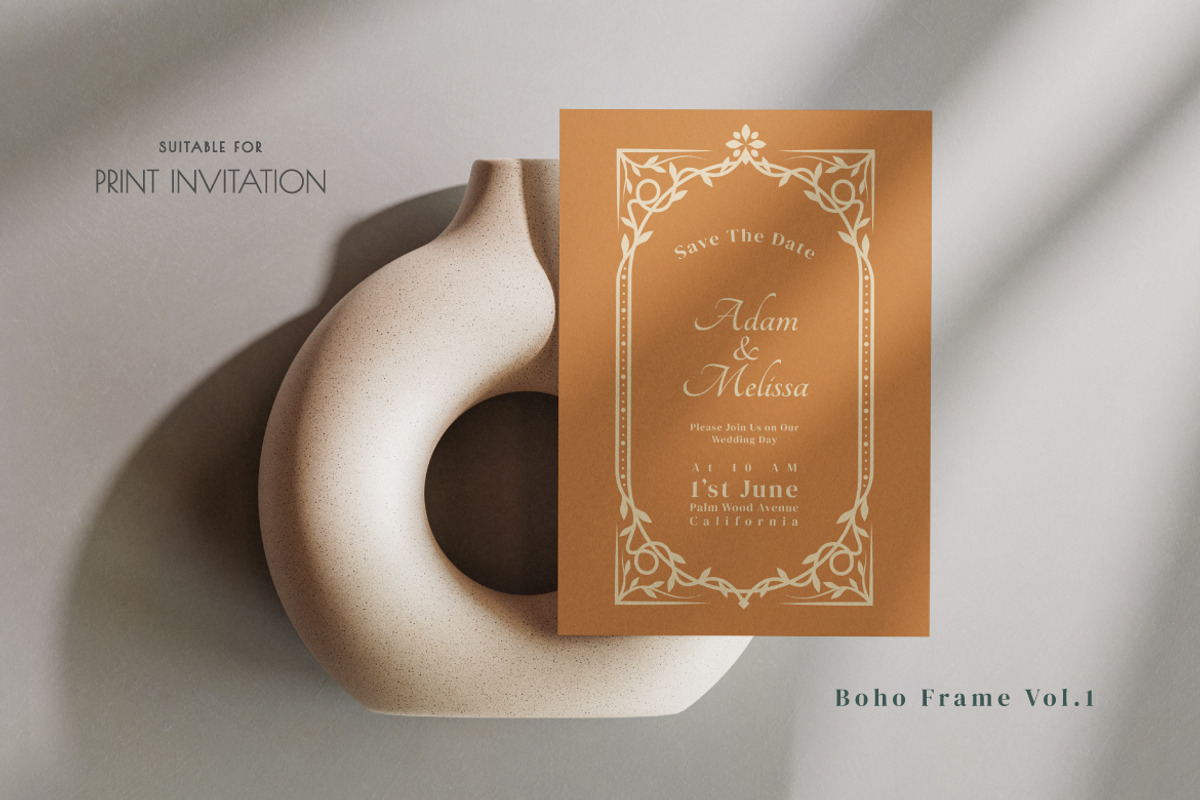 Boho Frame Vol.1, an Object Graphic by Bewalrus Studio (Photo 7 of 7)