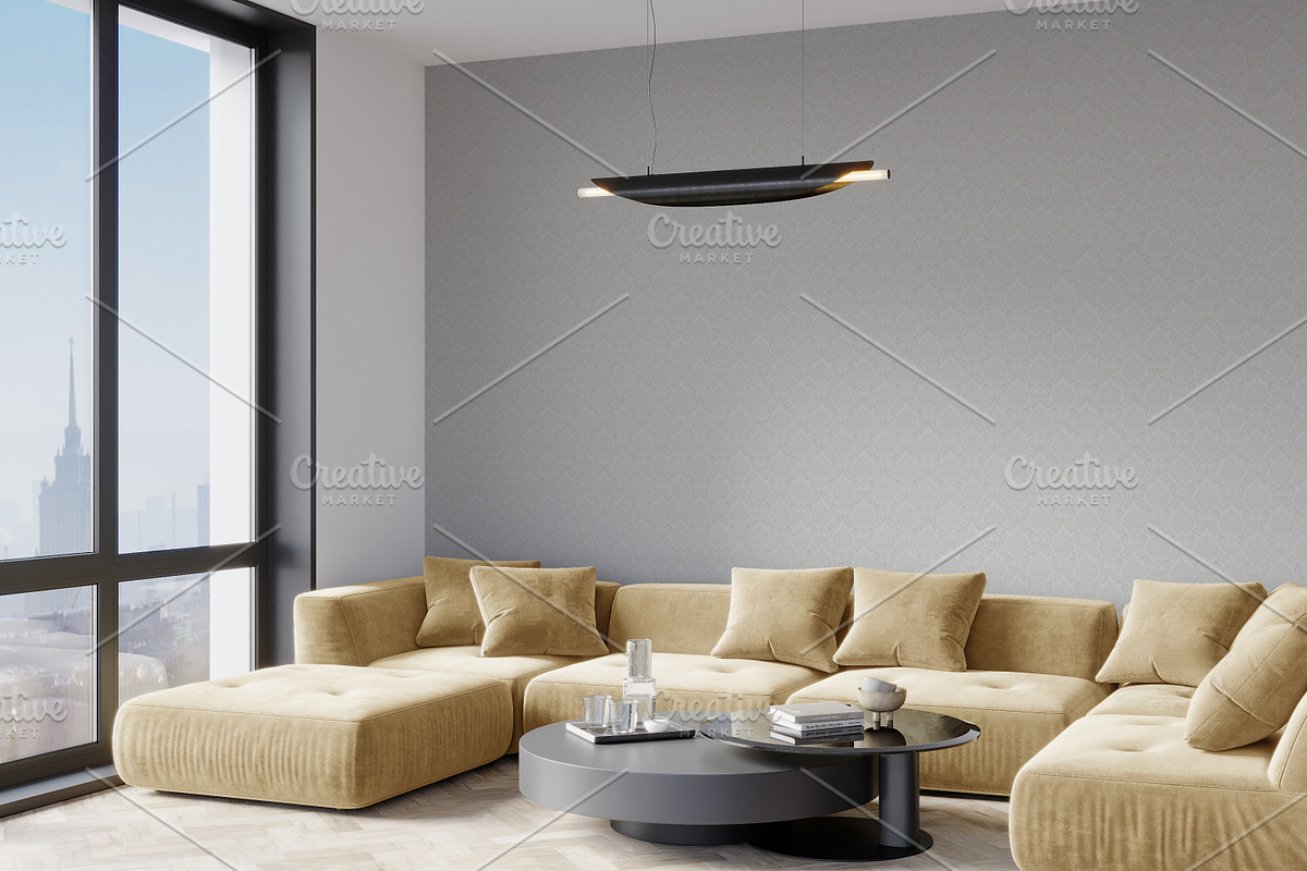 Wallpaper mockup - luxury & minimal, a Household Mockup by Hunny Badger (Photo 4 of 6)