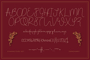 Gandhary Handwritten Font, a Script Font by infernostudio3 (Thumbnail 9 of 11)