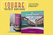 Square Trifold Brochure, a Brochure Template by Tiaga (Thumbnail 1 of 4)