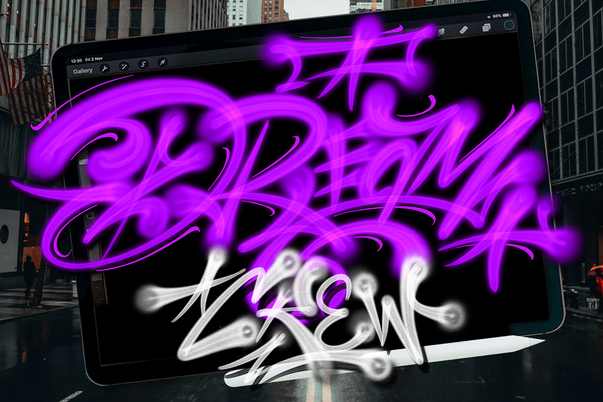 GRAFFITI BOMBING BRUSH, a Brush Add-On by danusetyaji (Photo 3 of 5)