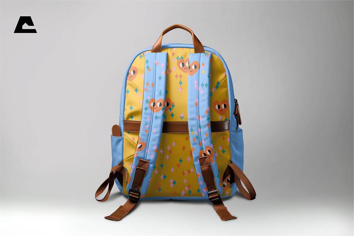 Backpack Mockup Set, a Wearable Device Mockup by ArtDom (Photo 5 of 5)