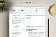 Word Resume & Cover Letter Template, a Resume Template by Profilia Resume Boutique (Thumbnail 1 of 4)