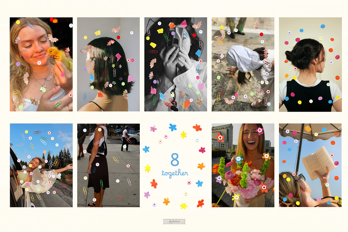 80+ Handmade Dopamine Overlays, a Texture Graphic by Feelsoul (Photo 6 of 16)