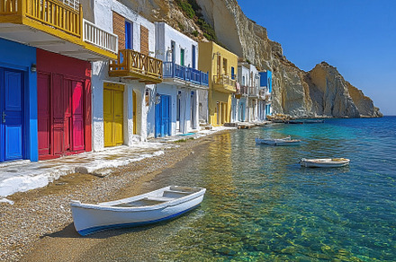 Exploring the charm of Agios Konstan, a Photo by Iftikhar Alam