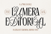 Lumera Editorial - An Elegant Serif, a Serif Font by Ainun Jinan (Thumbnail 1 of 11)