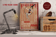 Vintage circus design set, an Illustration by Scarlet Heath Art (Thumbnail 9 of 10)
