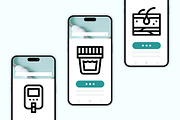 50 Health Checkup icons, an Outline Icon by Side Project (Thumbnail 6 of 8)