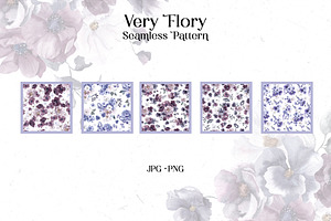 Very Flory. Seamless Pattern