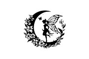 vintage Magical Fairy Moon Set, an Object Graphic by jahid234 (Thumbnail 4 of 13)