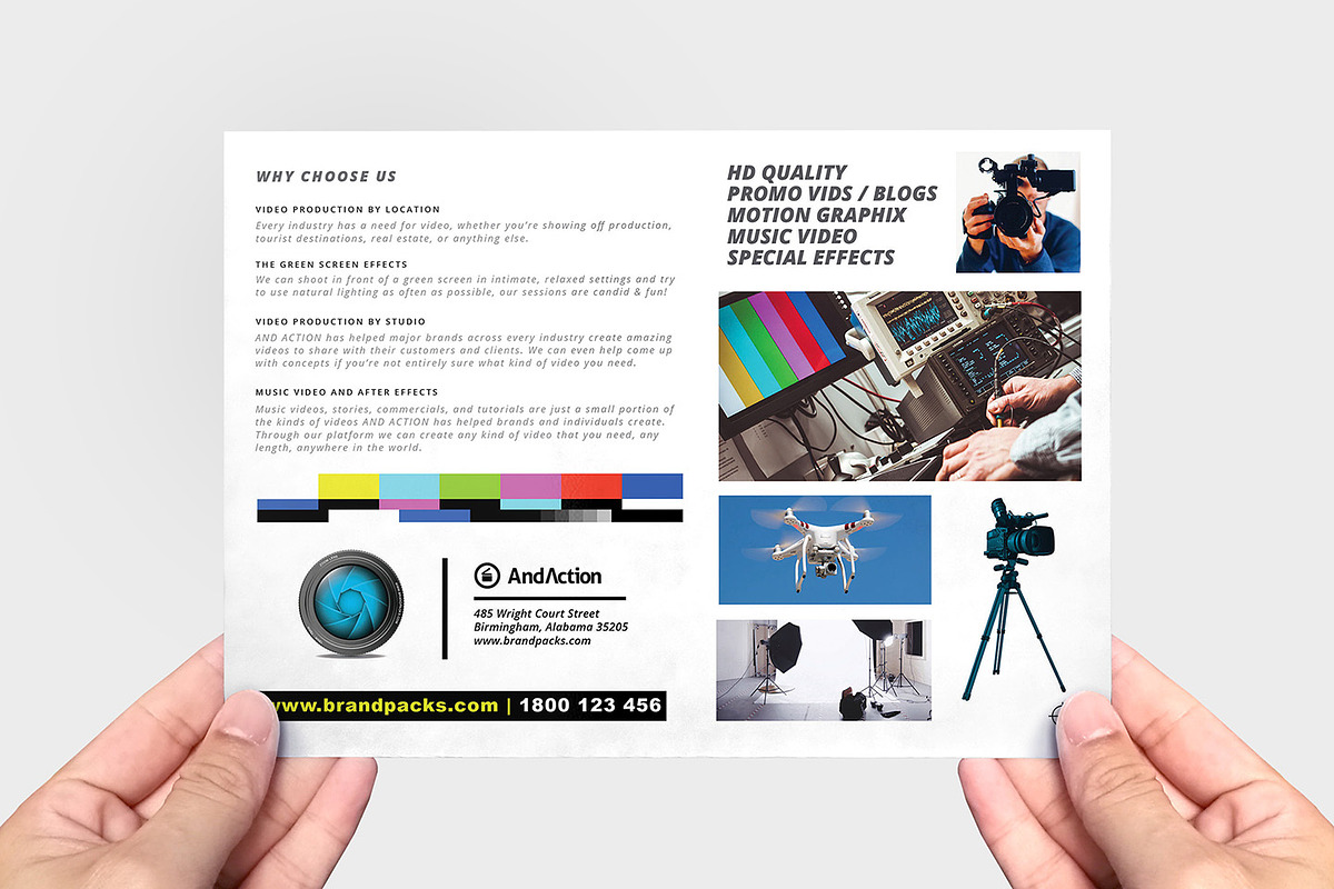 Videographer Flyer Template, a Flyer Template by BrandPacks