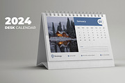 Desk Calendar 2024, a Print Template by Uiparvin (Thumbnail 1 of 2)