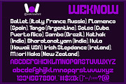 Legendary Dance, a Sans Serif Font by weknow (Thumbnail 5 of 8)