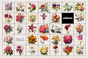 Vintage Book Of Flowers Clipart, an Object Graphic by angelainthefields (Thumbnail 8 of 18)