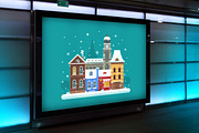 Winter Backgrounds and Landscapes, a Decorative Illustration by Alex Krugli (Thumbnail 8 of 11)
