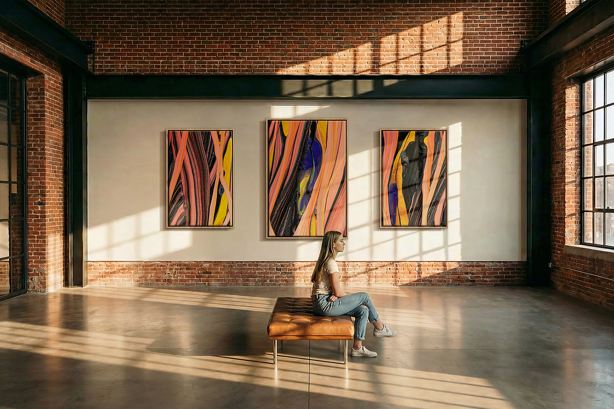 Art Gallery Exhibition Mockup #2, an Advertising Mockup by Mint Mockups (Photo 2 of 6)