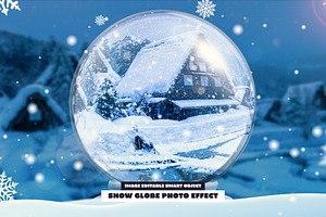 Snow Globe Photo Effect