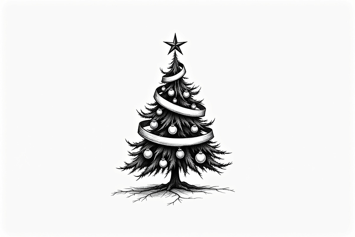 Christmas Tree Ornament Design Pack, an Illustration by musafir_fashion (Photo 13 of 21)