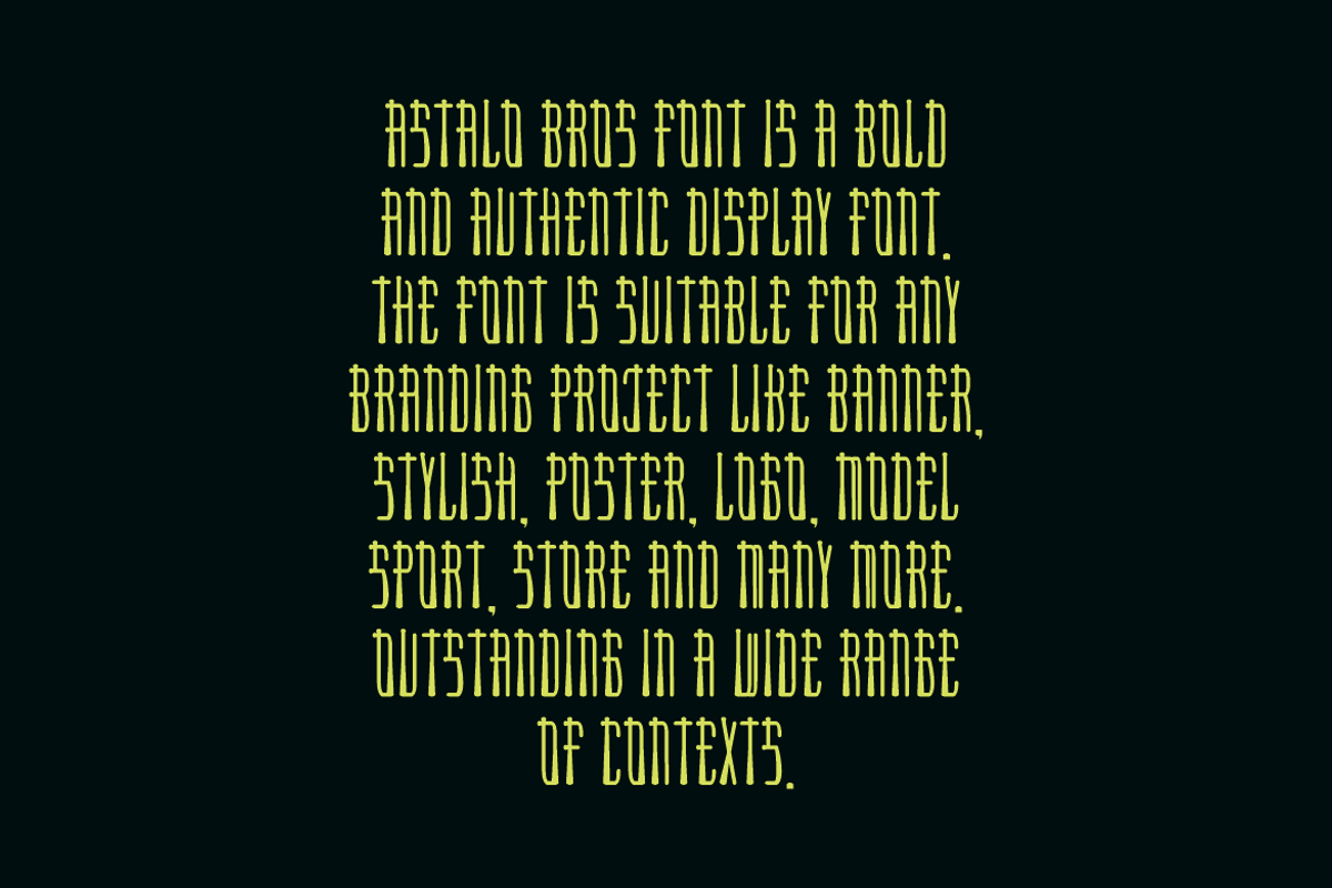Astalo Bros, a Blackletter Font by QR Design Studio (Photo 4 of 6)