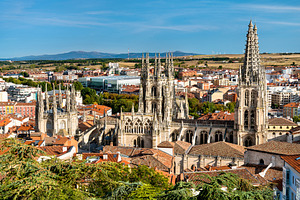 Burgos cathedral in spain containing burgos, spain, and cathedral, an Architecture Photo by Leonid Andronov