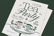 Tea Party Flyer, a Flyer Template by graphicook (Thumbnail 2 of 3)