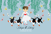 Magic Mary, a Pattern Graphic by Sonia design studio (Thumbnail 1 of 4)