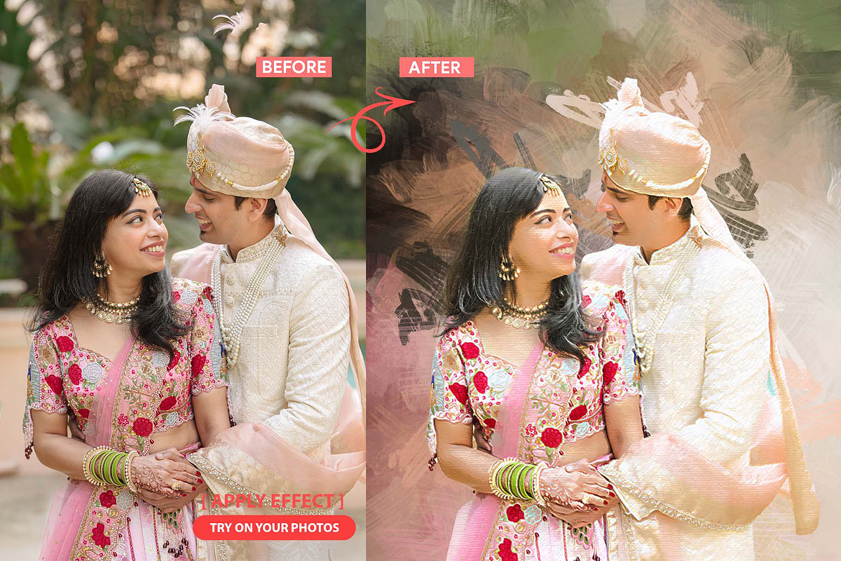 Impasto Canvas Photoshop Action, an Action Add-On by MRI STUDIO (Photo 11 of 17)