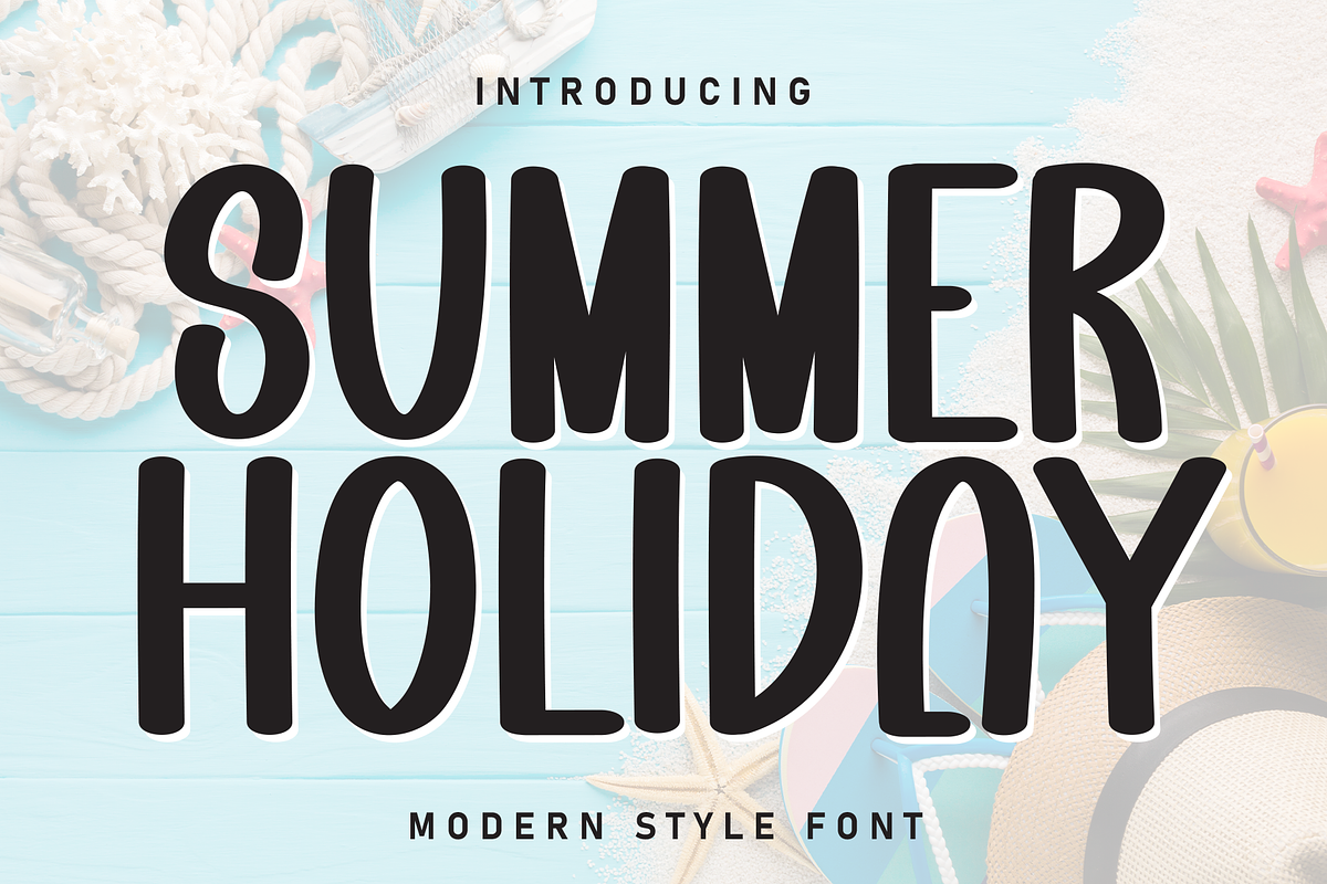 Summer Holiday | Script Font, a Script Font by Scratchones (Photo 1 of 8)