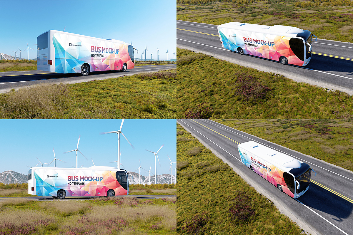 Animated Bus Mock-up, a Product Mockup by GK Creative (Photo 7 of 7)