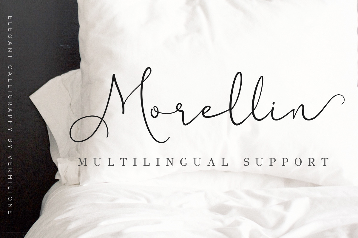 Morellin Elegant Script, a Script Font by Say Studio (Photo 15 of 16)