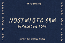 Nostalgic Era Y2K Display Font