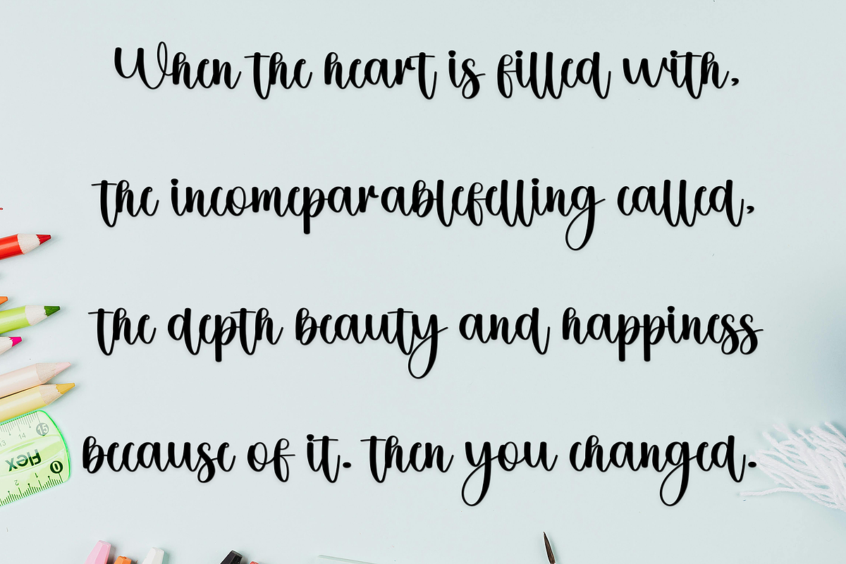 Handwriting, a Handwritten Font by FreshTypeINK (Photo 9 of 9)