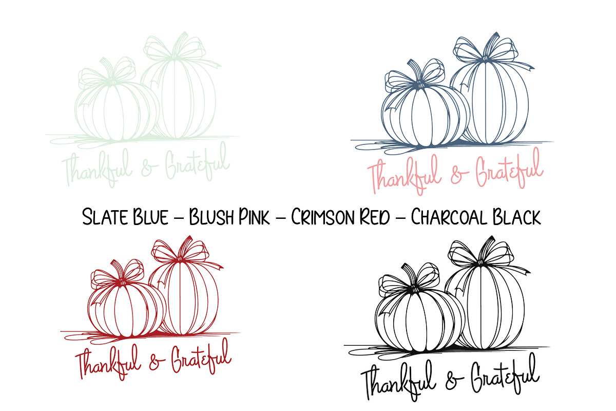 Thanksgiving Pumpkin Thankful PNG, an Illustration by Daily.Designs (Photo 3 of 6)