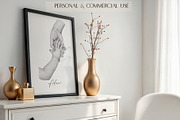 Mother and Baby Holding Hands Mom, a Person Illustration by EkaterinaViArt (Thumbnail 2 of 4)
