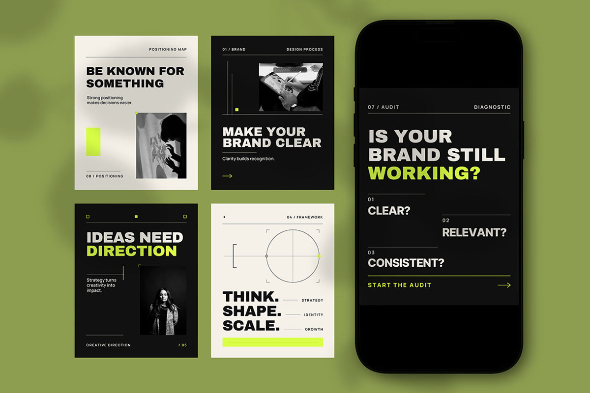 MODULAR SIGNAL EDITORIAL, a Social Media Template by Pitchlook.Studio (Photo 3 of 3)