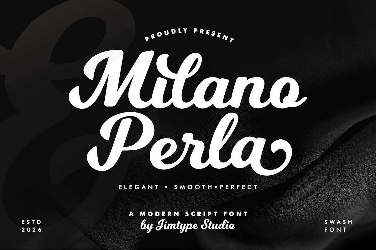 Milano Perla - Branding Script Font, a Script Font by Jimtype Studio (Photo 1 of 9)
