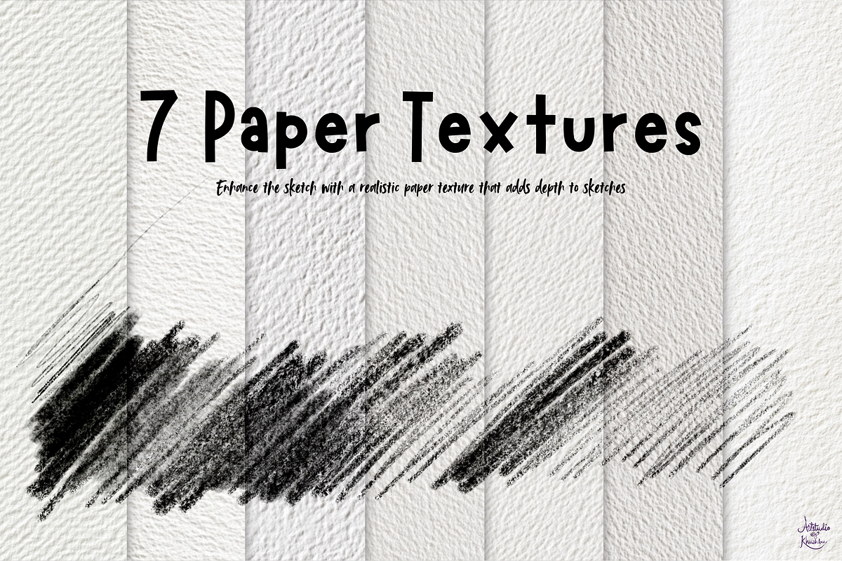 Realistic Pencil Brushes, a Brush Add-On by ArtstudioByKhushbu (Photo 6 of 7)