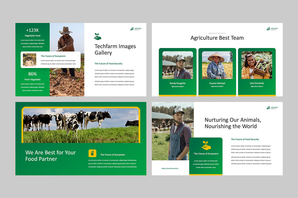 AGRIFARM - Agriculture Google Slides, a Presentation Template by rgbryand (Photo 5 of 9)