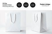 Gift Bag (2 views) Photoshop Mock-Up, a Product Mockup by Rocket & Indigo (Thumbnail 4 of 4)