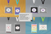 Name Badges with Lanyards Mockup, a Cups & Container Mockup by INCDesign (Thumbnail 2 of 7)
