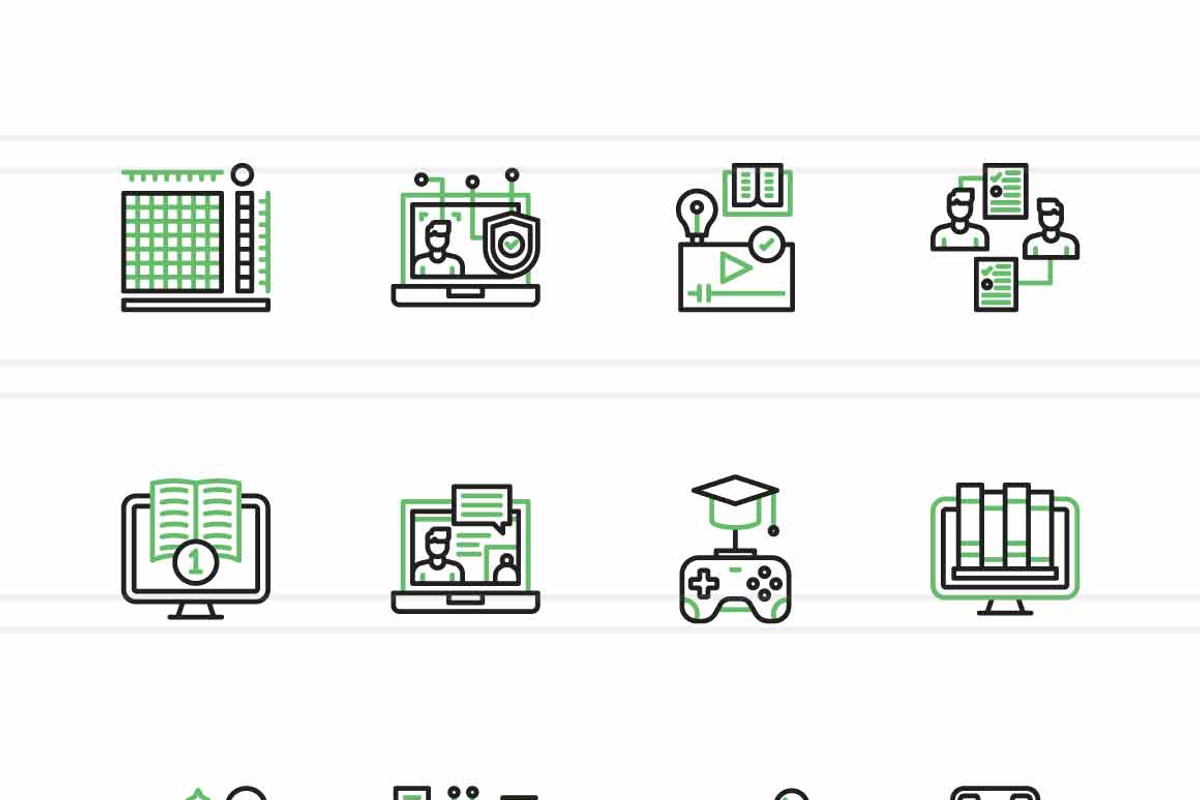 25 EdTech & AI Learning Icons., an Outline Icon by IconBunny (Photo 2 of 2)