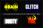 12 Text Effect Templates, a Layer Style Add-On by iDoodle Studio (Thumbnail 5 of 6)